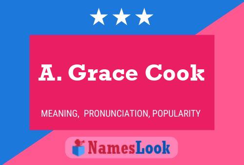 Poster del nome A. Grace Cook