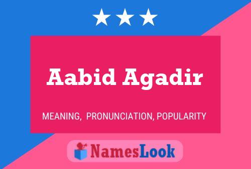 Poster del nome Aabid Agadir