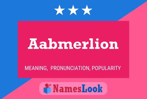 Poster del nome Aabmerlion