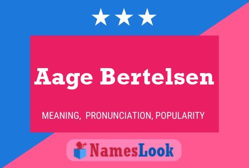 Poster del nome Aage Bertelsen