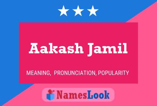 Poster del nome Aakash Jamil