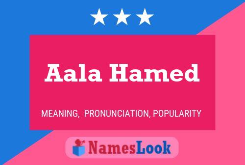 Poster del nome Aala Hamed