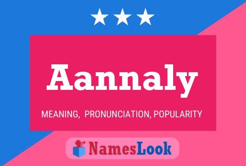 Poster del nome Aannaly