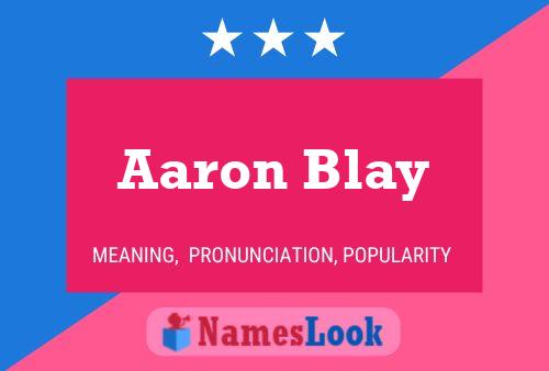 Poster del nome Aaron Blay