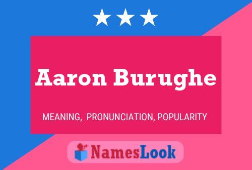 Poster del nome Aaron Burughe