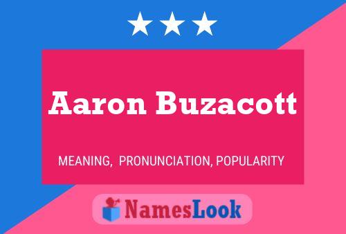 Poster del nome Aaron Buzacott