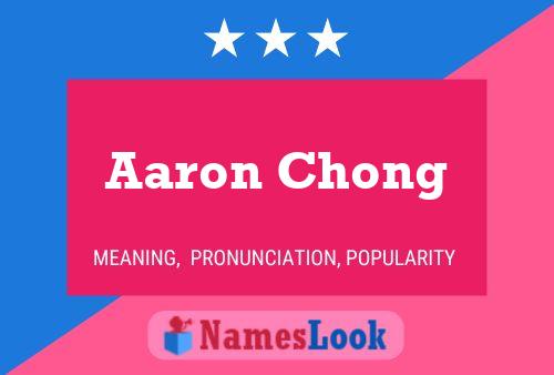 Poster del nome Aaron Chong