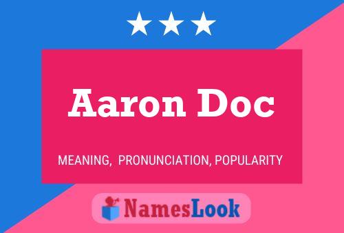 Poster del nome Aaron Doc