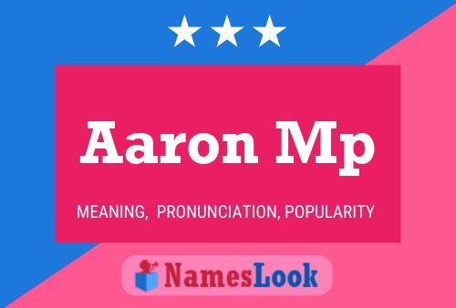 Poster del nome Aaron Mp