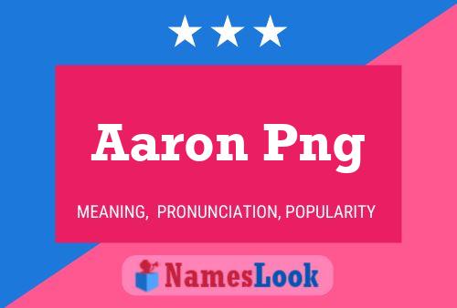 Poster del nome Aaron Png