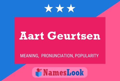 Poster del nome Aart Geurtsen