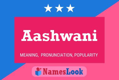 Poster del nome Aashwani