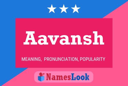 Poster del nome Aavansh