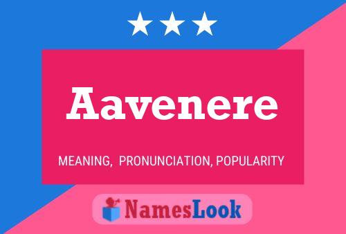 Poster del nome Aavenere