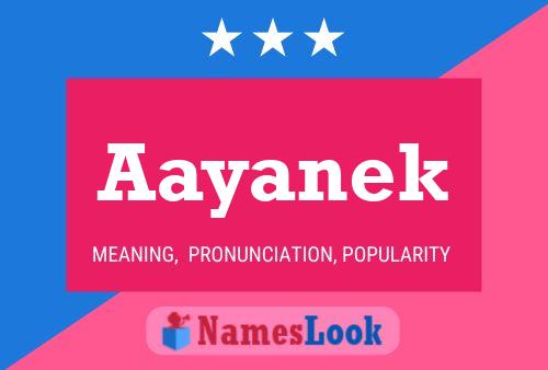 Poster del nome Aayanek