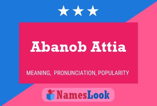 Poster del nome Abanob Attia