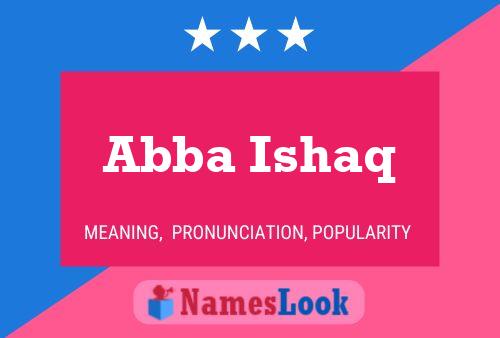 Poster del nome Abba Ishaq