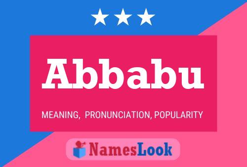 Poster del nome Abbabu