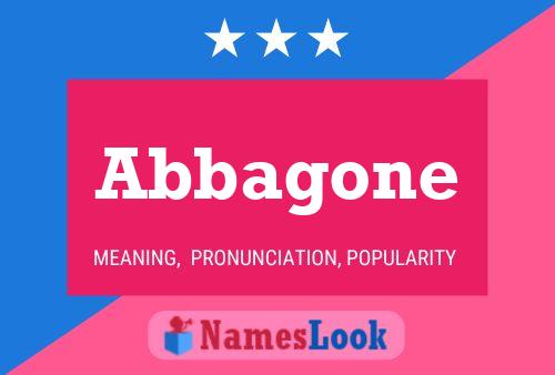 Poster del nome Abbagone