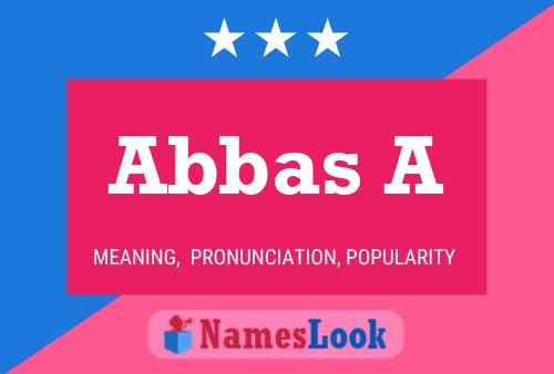 Poster del nome Abbas A