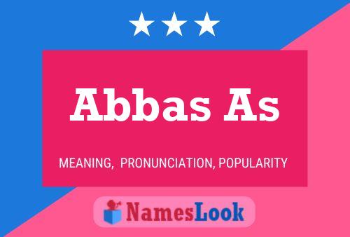 Poster del nome Abbas As