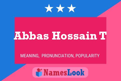 Poster del nome Abbas Hossain T