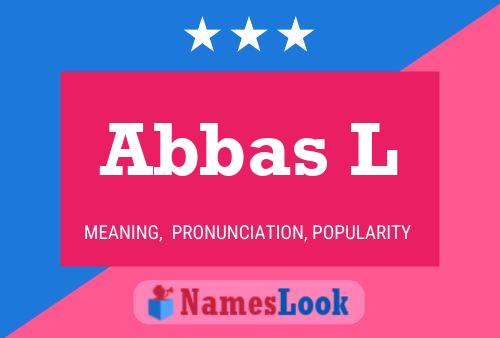 Poster del nome Abbas L