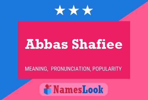 Poster del nome Abbas Shafiee