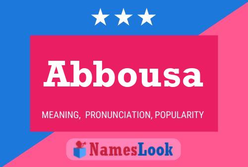 Poster del nome Abbousa