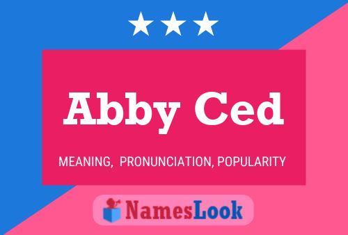 Poster del nome Abby Ced