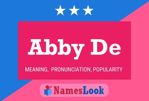 Poster del nome Abby De