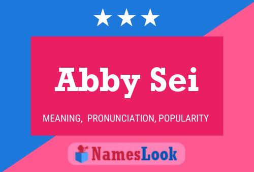 Poster del nome Abby Sei