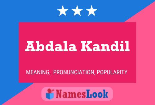 Poster del nome Abdala Kandil