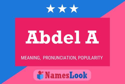 Poster del nome Abdel A