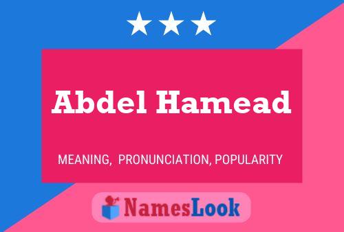 Poster del nome Abdel Hamead