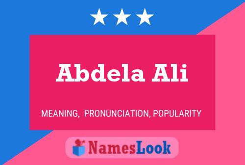 Poster del nome Abdela Ali