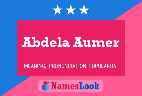 Poster del nome Abdela Aumer