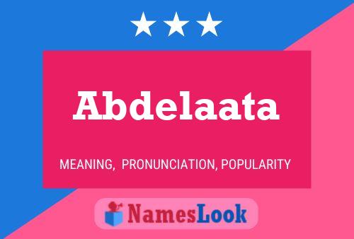 Poster del nome Abdelaata