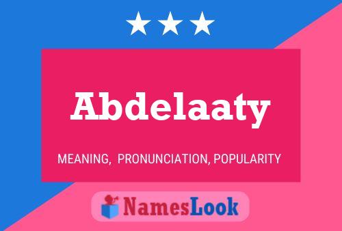 Poster del nome Abdelaaty