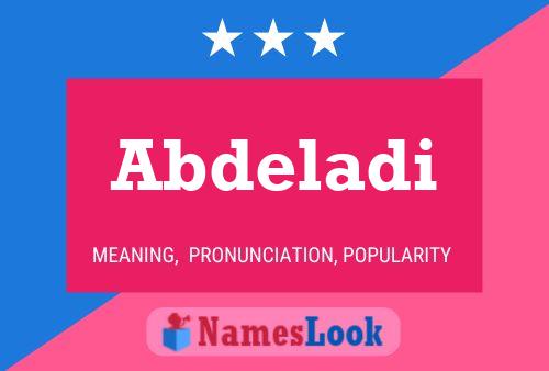 Poster del nome Abdeladi