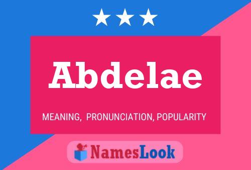 Poster del nome Abdelae