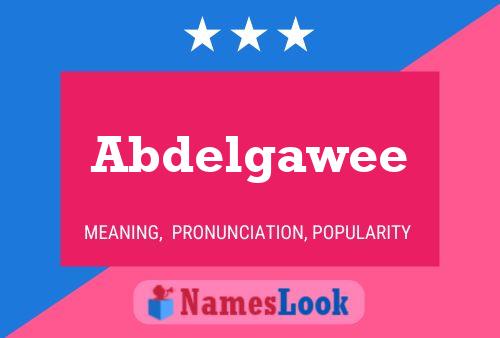 Poster del nome Abdelgawee