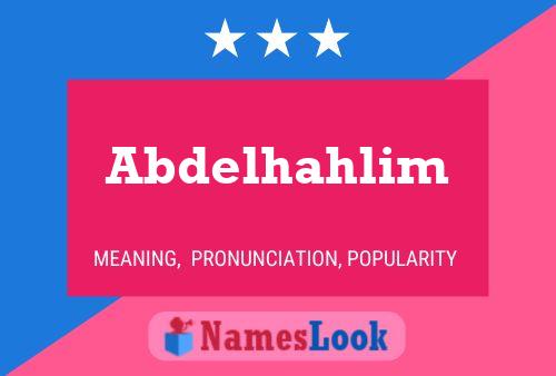 Poster del nome Abdelhahlim