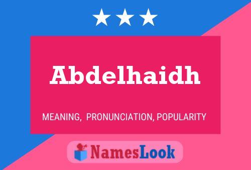 Poster del nome Abdelhaidh