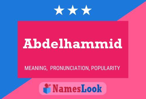 Poster del nome Abdelhammid