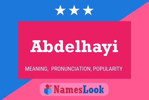 Poster del nome Abdelhayi