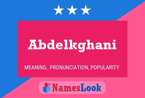 Poster del nome Abdelkghani