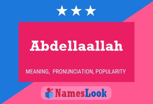 Poster del nome Abdellaallah