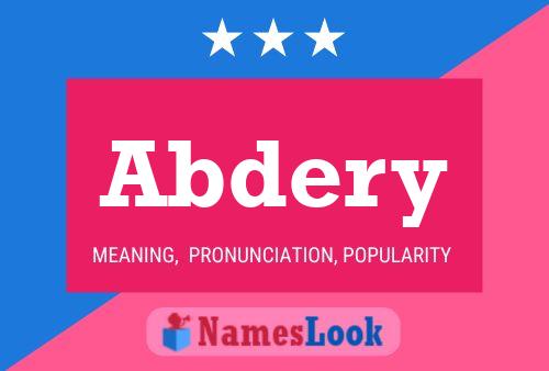 Poster del nome Abdery