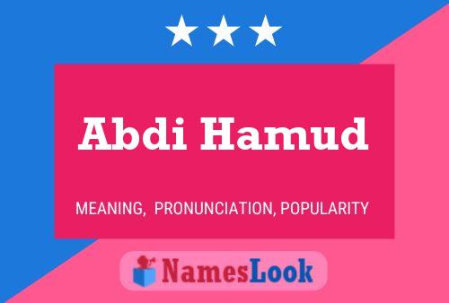 Poster del nome Abdi Hamud